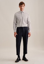 Regular Business shirt Small pattern in Brown |  Seidensticker Onlineshop