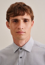 Regular Business shirt Check in Grey |  Seidensticker Onlineshop