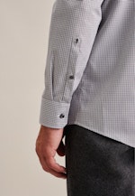 Regular Business shirt Check in Grey |  Seidensticker Onlineshop