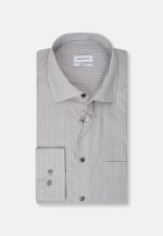 Regular Business shirt Check in Grey |  Seidensticker Onlineshop
