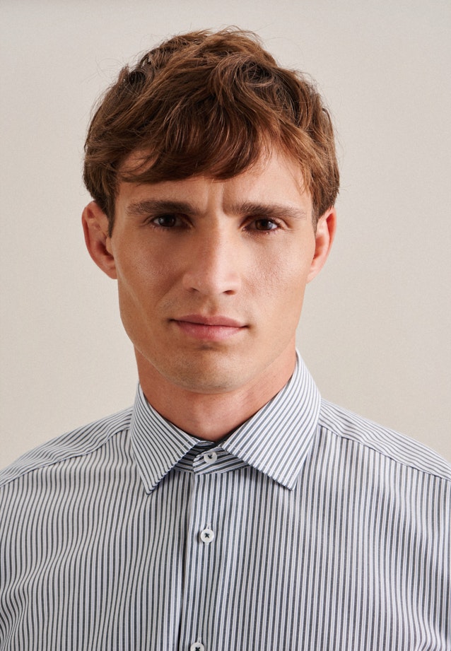 Regular Business shirt Stripe in Green |  Seidensticker Onlineshop