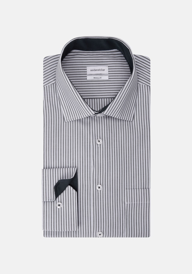 Non-iron Poplin Business Shirt in Regular with Kent-Collar in Green |  Seidensticker Onlineshop