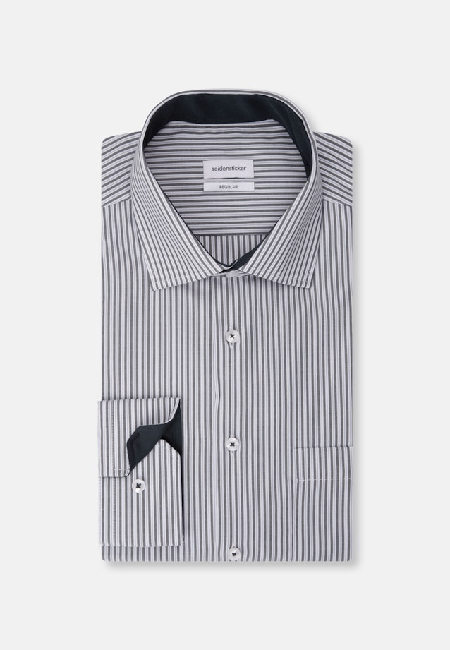 Regular Business shirt Stripe in Green |  Seidensticker Onlineshop