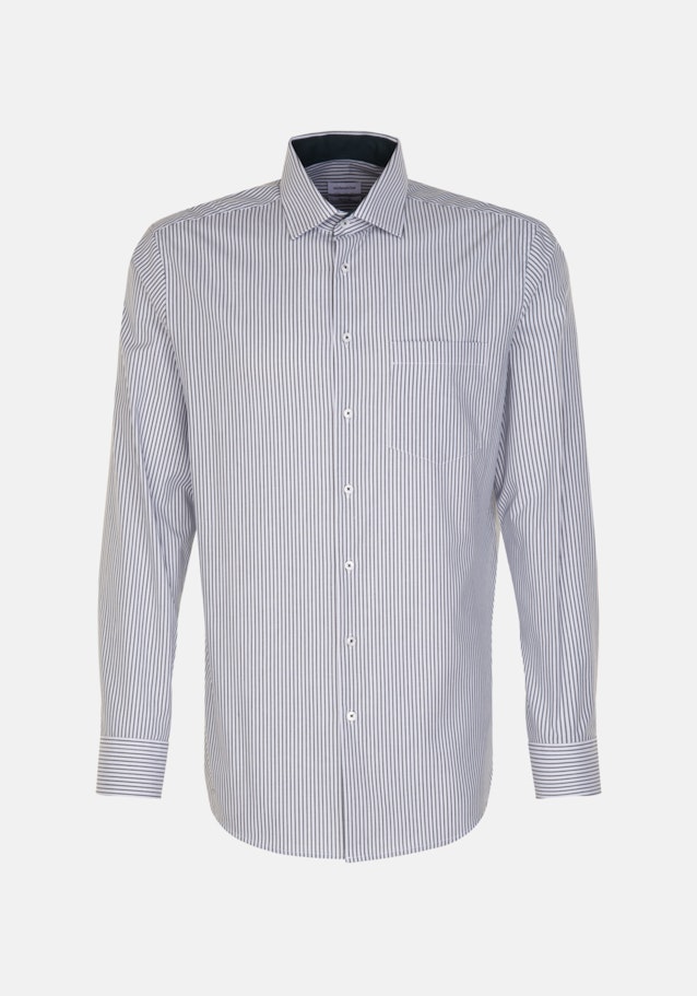 Non-iron Poplin Business Shirt in Regular with Kent-Collar in Green |  Seidensticker Onlineshop