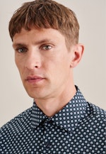 Regular Business Hemd Kleinmuster in Grün |  Seidensticker Onlineshop