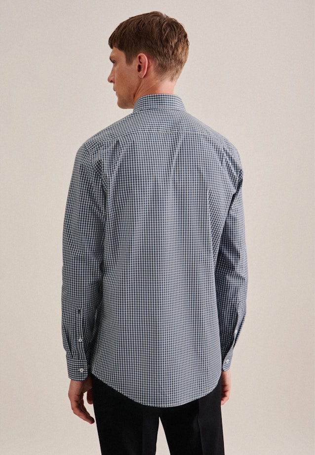 Non-iron Poplin Business Shirt in Regular with Kent-Collar in Green |  Seidensticker Onlineshop