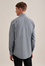 Non-iron Poplin Business Shirt in Regular with Kent-Collar in Green |  Seidensticker Onlineshop