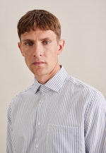 Regular Chemise d'affaires rayures in Bleu Moyen |  Seidensticker Onlineshop