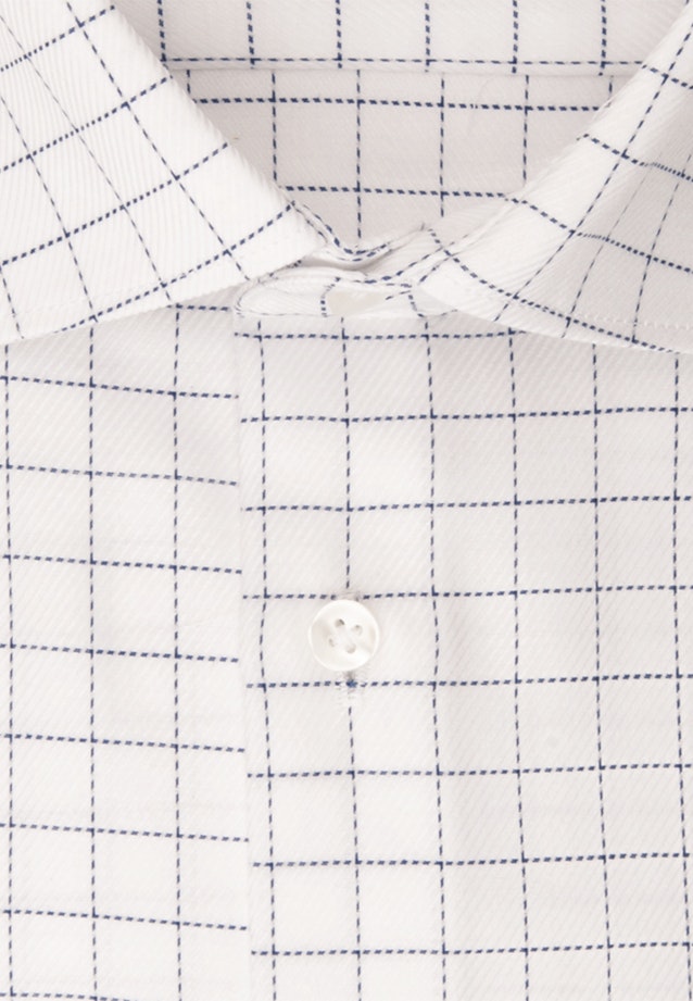 Bügelfreies Twill Business Hemd in Regular mit Kentkragen in Mittelblau |  Seidensticker Onlineshop