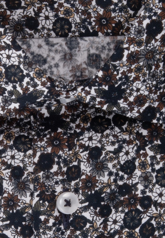 Regular Business Hemd Floral in Braun |  Seidensticker Onlineshop