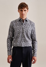 Regular Business Hemd Floral in Braun |  Seidensticker Onlineshop