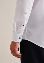 Chemise Business Regular Popeline Col Kent in Blanc |  Seidensticker Onlineshop