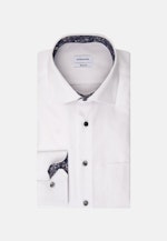 Chemise Business Regular Popeline Col Kent in Blanc |  Seidensticker Onlineshop