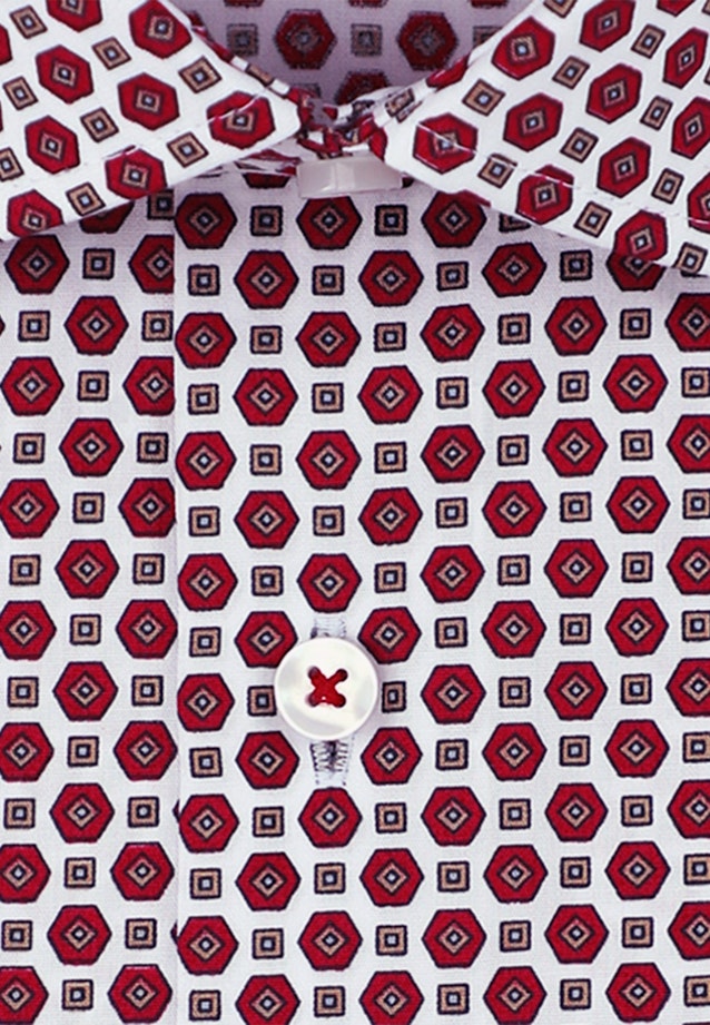 Popeline Business Hemd in Shaped mit Kentkragen in Rot |  Seidensticker Onlineshop