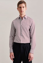 Shaped Business shirt Print in Red |  Seidensticker Onlineshop