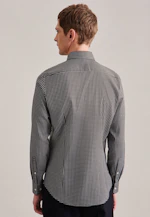 Slim Business Hemd Druck in Grün |  Seidensticker Onlineshop