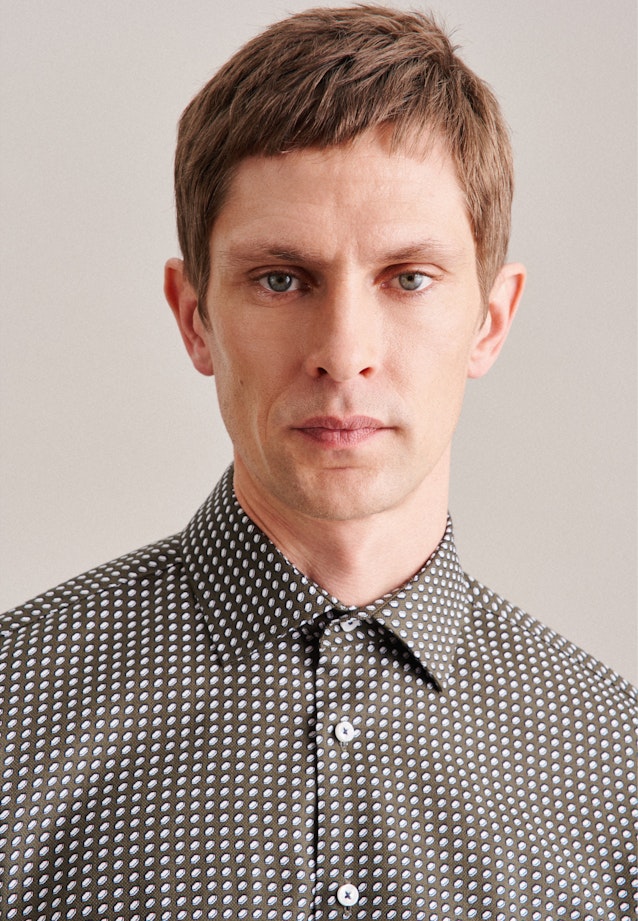 Slim Business shirt Print in Green |  Seidensticker Onlineshop