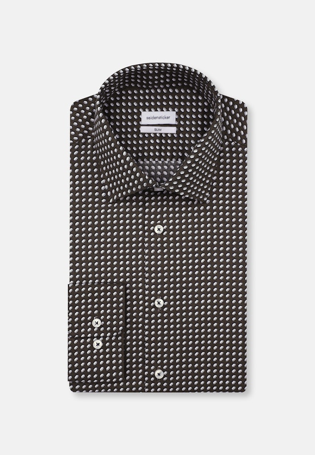 Slim Business shirt Print in Green |  Seidensticker Onlineshop