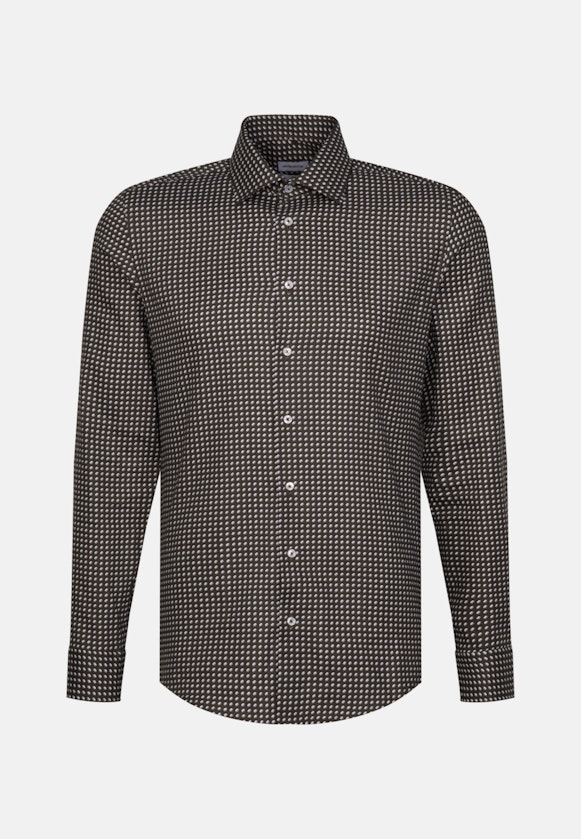 Business Shirt in Slim with Kent-Collar in Green |  Seidensticker Onlineshop