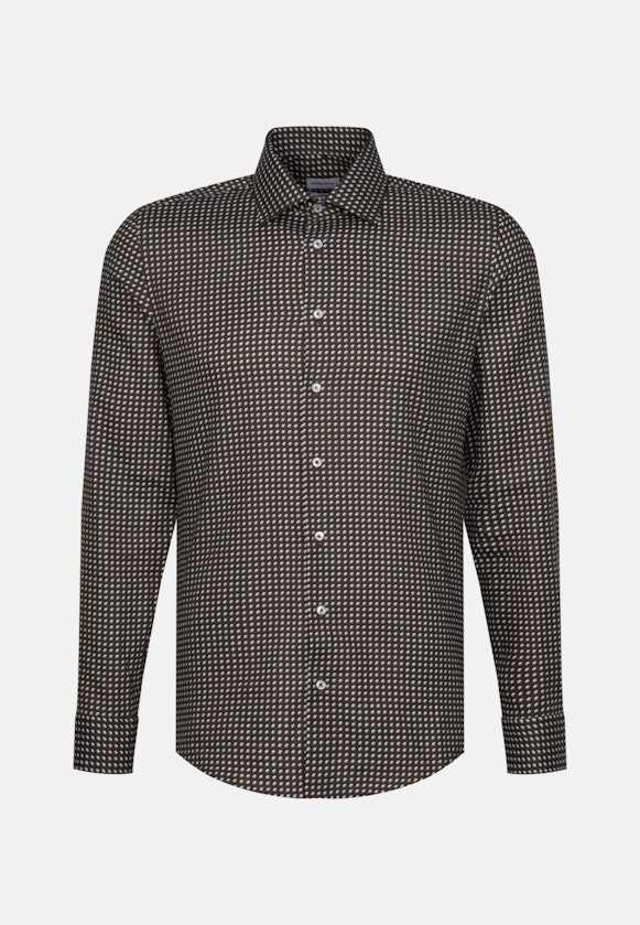 Slim Business shirt Print in Green |  Seidensticker Onlineshop