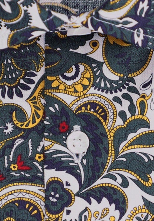 Slim Business Hemd Floral in Grün | Seidensticker Onlineshop