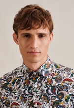 Slim Chemise d'affaires Floral in Vert |  Seidensticker Onlineshop