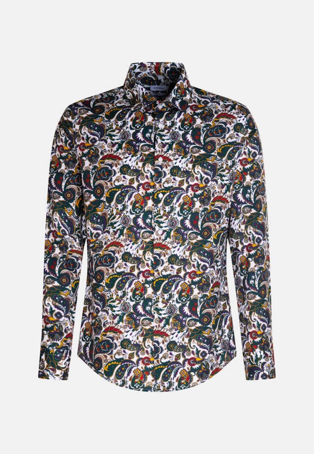 Slim Chemise d'affaires Floral in Vert |  Seidensticker Onlineshop