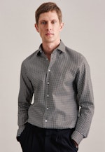 Shaped Business shirt Print in Green |  Seidensticker Onlineshop