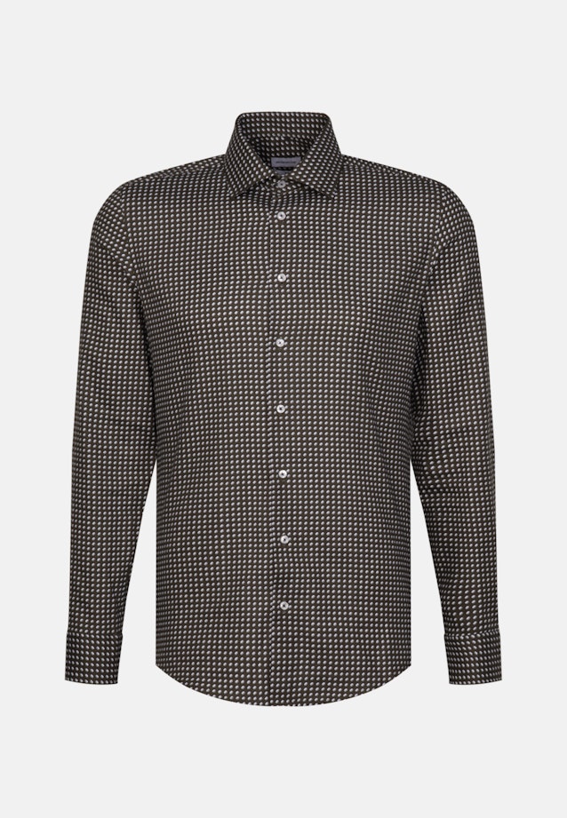 Shaped Business shirt Print in Green |  Seidensticker Onlineshop