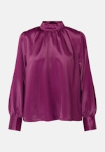 Satin Schlupfbluse in Lila |  Seidensticker Onlineshop