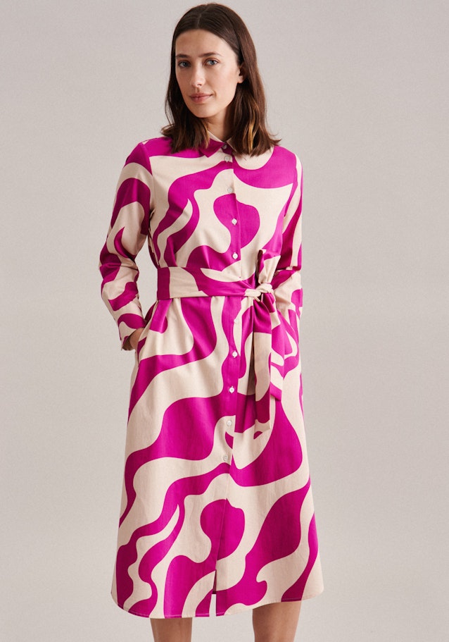 Satin Maxi Kleid in Rosa/Pink | Seidensticker Onlineshop