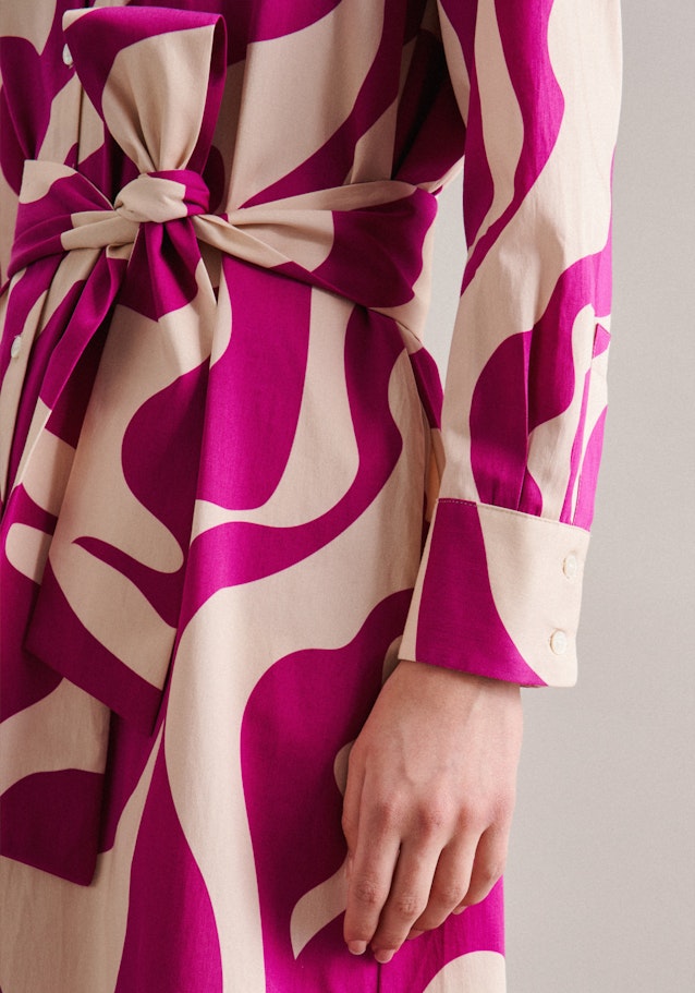 Satin Maxi (ankle length) Dress in Pink |  Seidensticker Onlineshop