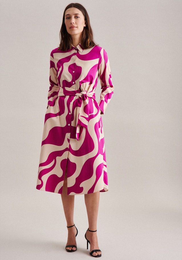 Satin Maxi Kleid in Rosa/Pink |  Seidensticker Onlineshop