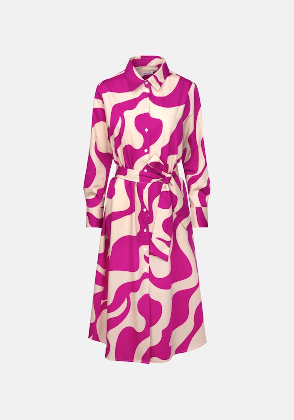 Satin Maxi Kleid in Rosa/Pink |  Seidensticker Onlineshop