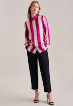 Long sleeve Satin Shirt Blouse in Pink |  Seidensticker Onlineshop