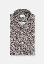Slim Business Hemd Floral in Braun |  Seidensticker Onlineshop