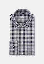 X-Slim Flannel shirt Check in Grey |  Seidensticker Onlineshop