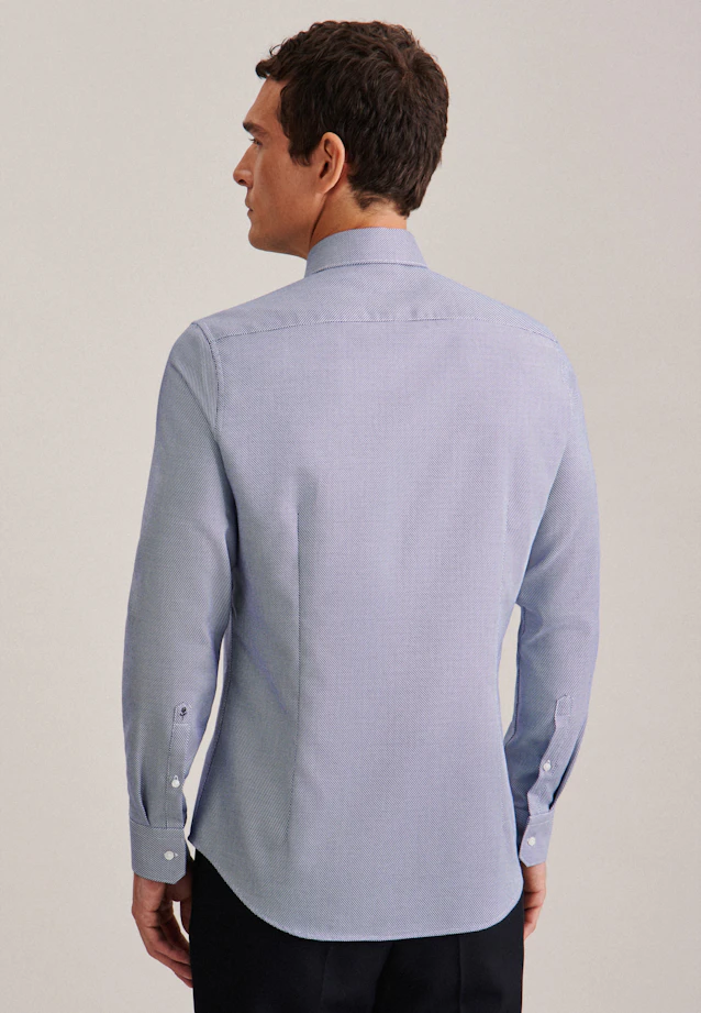 X-Slim Chemise d'affaires Uni in Bleu Moyen |  Seidensticker Onlineshop