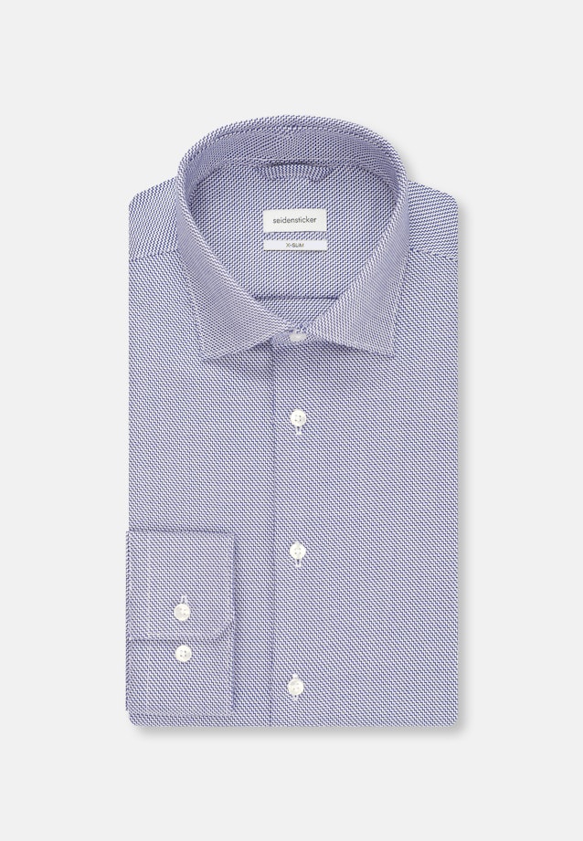 X-Slim Business Hemd Uni in Mittelblau |  Seidensticker Onlineshop