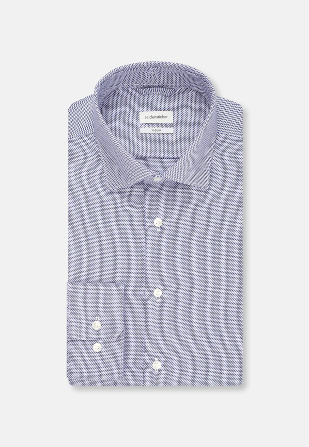 X-Slim Chemise d'affaires Uni in Bleu Moyen |  Seidensticker Onlineshop