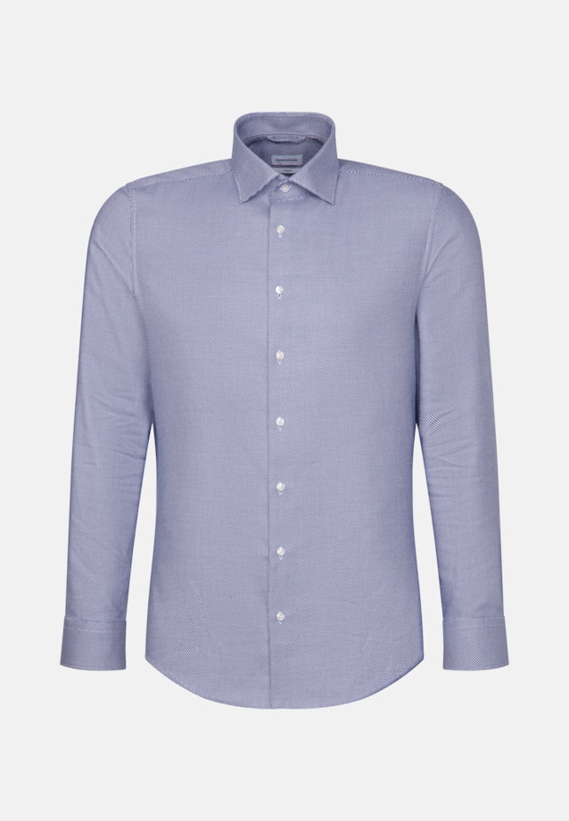 X-Slim Business Hemd Uni in Mittelblau |  Seidensticker Onlineshop