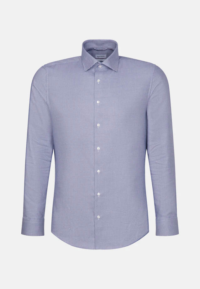 X-Slim Chemise d'affaires Uni in Bleu Moyen |  Seidensticker Onlineshop