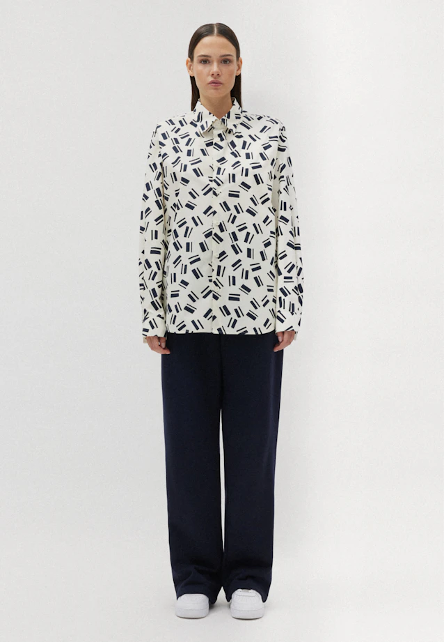 Regular Casual Hemd Druck in Ecru |  Seidensticker Onlineshop