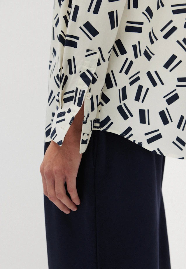 Regular Casual Hemd Druck in Ecru |  Seidensticker Onlineshop