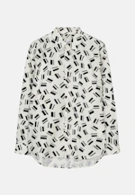 Regular Casual Hemd Druck in Ecru |  Seidensticker Onlineshop