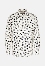 Regular Casual Hemd Druck in Ecru |  Seidensticker Onlineshop