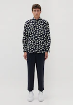 Regular Casual Hemd Druck in Dunkelblau |  Seidensticker Onlineshop