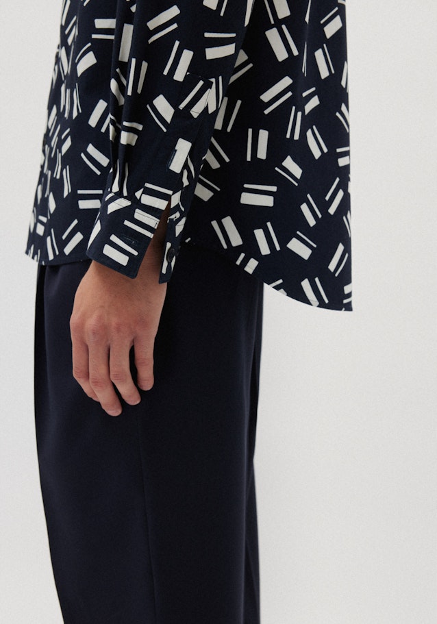 Regular Chemise casual Imprimé in Bleu Foncé | Seidensticker Onlineshop