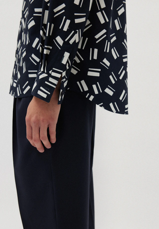 Regular Casual Hemd Druck in Dunkelblau |  Seidensticker Onlineshop