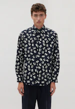 Regular Casual Hemd Druck in Dunkelblau |  Seidensticker Onlineshop